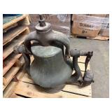 Large Cast Iron Bell-Loud Ring-Bring your own help to load