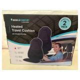 2pk Heated Travel Cushions