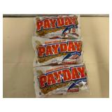 3x 11.6oz Snack Size Payday Candy Bars