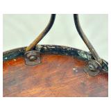 Pair of Antique Iron Bistro Stools