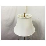 Vintage Mid Century MINT Solid Brass Hollywood Regency Stiffel Tabled Floor Lamp