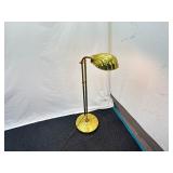 Vintage Art Deco Solid Brass Clamshell Floor Lamp