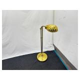 Vintage Art Deco Solid Brass Clamshell Floor Lamp