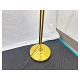 Vintage Art Deco Solid Brass Clamshell Floor Lamp