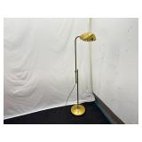 Vintage Art Deco Solid Brass Clamshell Floor Lamp