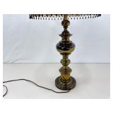 Vintage Mid Century Solid Brass Hollywood Regency Stiffel Table Lamp