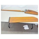 2 Vintage Sailboat Rudders and Keel Sets
