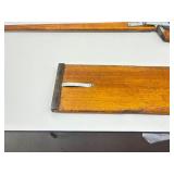 2 Vintage Sailboat Rudders and Keel Sets