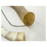 Lot of 3 Authentic Bovine Horns