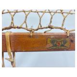 Pair of Vintage Wood, Sinews, and Leather Snowcraft Show Shoes