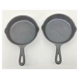 Set of 3 Cast Iron Wagner Skillets/Fry Pans