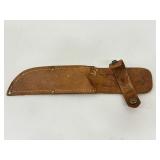 NEW K-Bar USMC Fixed Blade Fighting Knife, and a Vintage Stag Horn Fixed Blade Knife