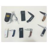 Lot of 6 Newer Folding Pocket Knives