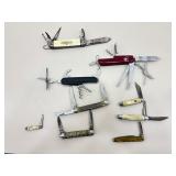Lot of 9 Vintage Pocket Knives