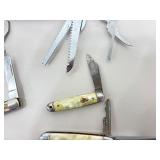 Lot of 9 Vintage Pocket Knives