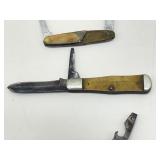 Lot of Vintage Pocket Knives for Parts