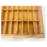 Antique Wood Printers Drawer