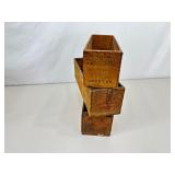Lot of Misc. Antique Wood Advertising Boxes