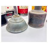 Lot of Misc. Antique and Vintage Tins, Oil Cans, etc.