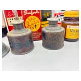 Lot of Misc. Antique and Vintage Tins, Oil Cans, etc.