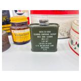 Lot of Misc. Antique and Vintage Tins, Oil Cans, etc.