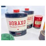 Lot of Misc. Antique and Vintage Tins, Oil Cans, etc.