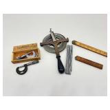 Lot of Vintage Lufkin and Stanley Measuring Devices