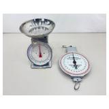 Lot of 2 Vintage Mechanical Scales