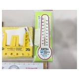 Lot of Vintage Advertising Redline Thermometers