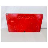 Vintage Thick Metal 14" Fire Plate