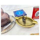 Lot of Vintage Tobacco, Ashtray, Tins, Hookah etc. Collectibles