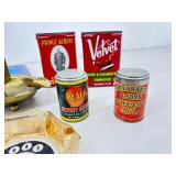 Lot of Vintage Tobacco, Ashtray, Tins, Hookah etc. Collectibles