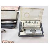 Lot of Vintage Gillette etc. Razor and Shaving Collectibles