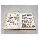 Vintage Stamp Collection Scrapbook