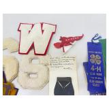 Lot of Vintage Awards, Metals, and Patches