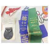 Lot of Vintage Awards, Metals, and Patches