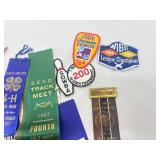 Lot of Vintage Awards, Metals, and Patches
