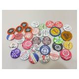 Lot of Vintage Pin Back Buttons