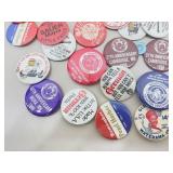 Lot of Vintage Pin Back Buttons