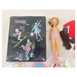 Vintage Ideal Tammy Doll Incase with Clothes and Accessories