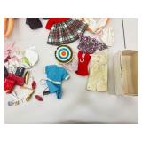 Vintage Ideal Tammy Doll Incase with Clothes and Accessories
