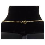 .925 Sterling Silver Alexandrite Crystal Vermeil Pendant Necklace