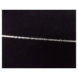 .925 Sterling Silver Amethyst Flower Pendant Necklace