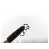 .925 Sterling Silver Carved Gray Quartz Protection Amulet Pendant Necklace