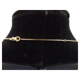 .925 Sterling Silver Moonstone Vermeil Pendant Necklace