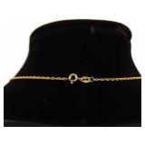 .925 Sterling Silver Vermeil Cross Pendant Necklace