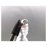 .925 Sterling Silver Clasp Genuine Cornflower Blue Pearl Necklace
