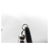 .925 Sterling Silver Clasp Genuine Freshwater Peacock Pearl Necklace