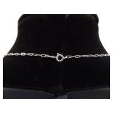 .925 Sterling Silver Butterfly Pendant Necklace
