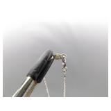 NEW .925 Sterling Silver Diamond Accented "Beat of Your Heart" Pendant Necklace